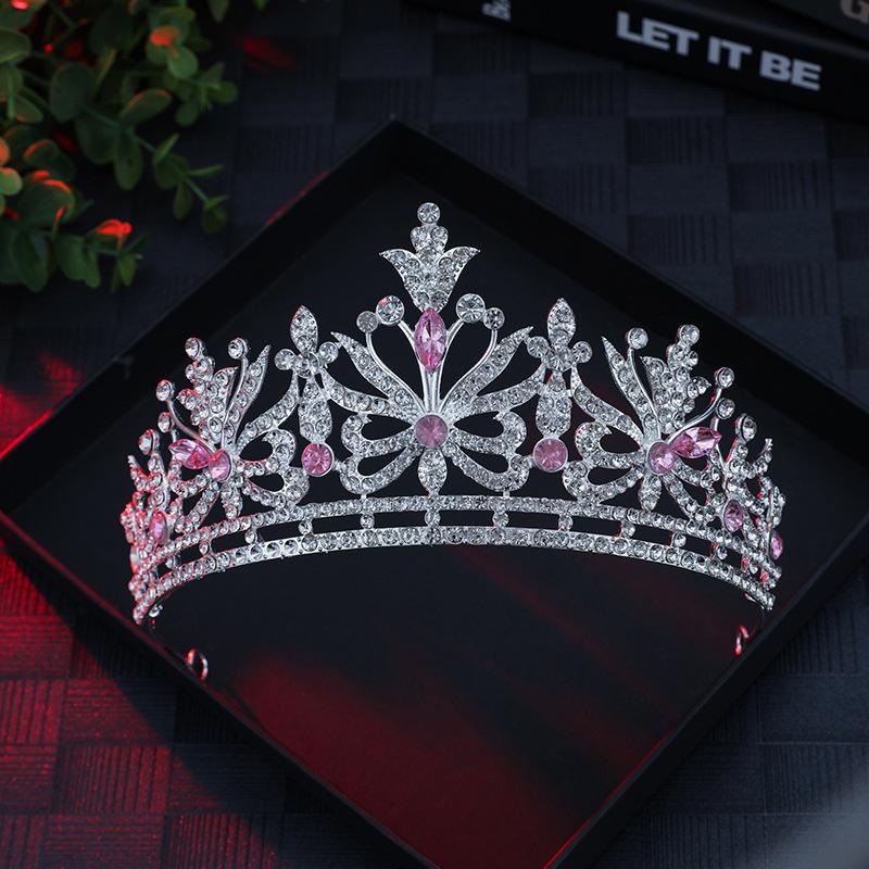 New Bridal Head Big Crown Jewelry Alloy Crown Holiday Wedding Party Dress Up Accessories