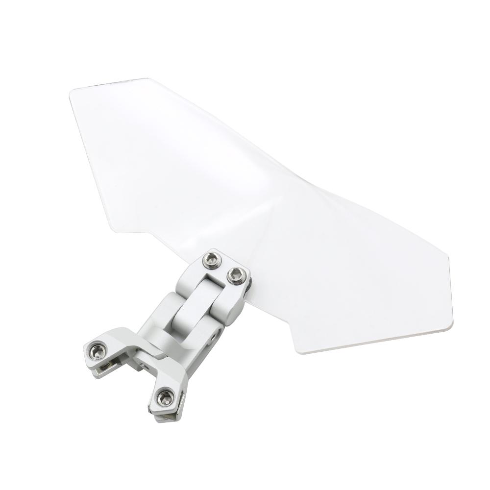 For Kawasaki BMW Ducati Honda Yamaha Suzuki Motorcycle Windshield Extension Universal Adjustable Windscreen Wind Deflector