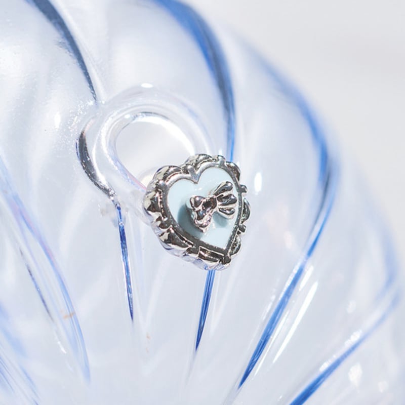 noonoo fingers Neat Blue Earrings