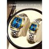 BINBOND B355 Stainless Steel Men Watch Top Quailty Luxury Push Button Hidden Clasp Waterproof Luminous Date Week Sport Men Watch