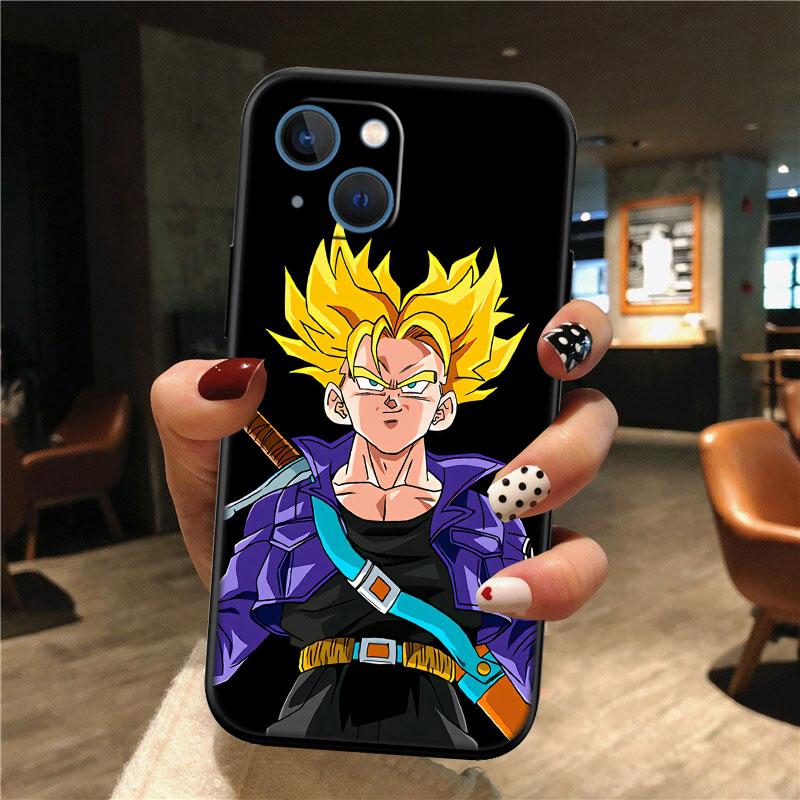 

TR12 Dragon Ball Trunks New High-End Shell Phone Case for iPhone 16 15 14 13 12 Pro Max Plus Mini iPhone 15 Pro