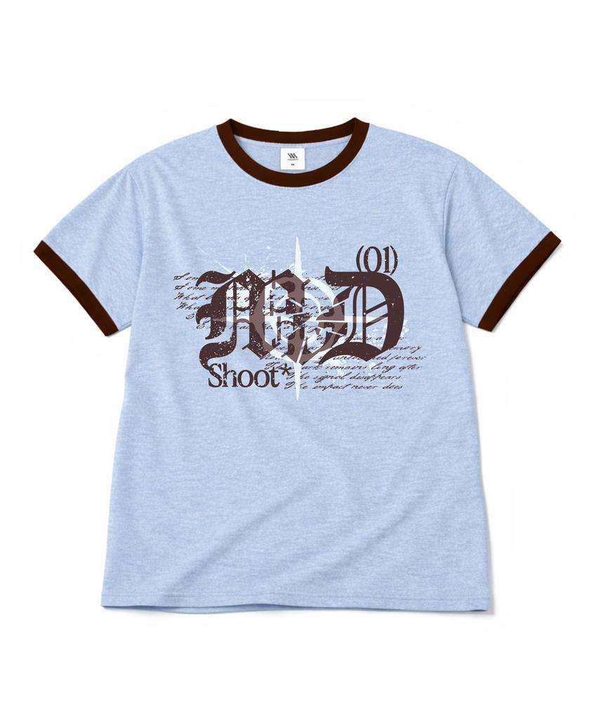 MILLION DAY Shot Code Ringer Short Sleeve T-Shirt