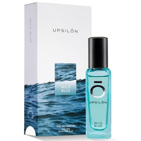 

UPSILON Wild Blue Aqua Perfume for Men 20 ml, Eau De Perfume, Long Lasting Fresh & Powerful Fragrance, Mens Perfume Spray, Travel Friendly, Pack of 1