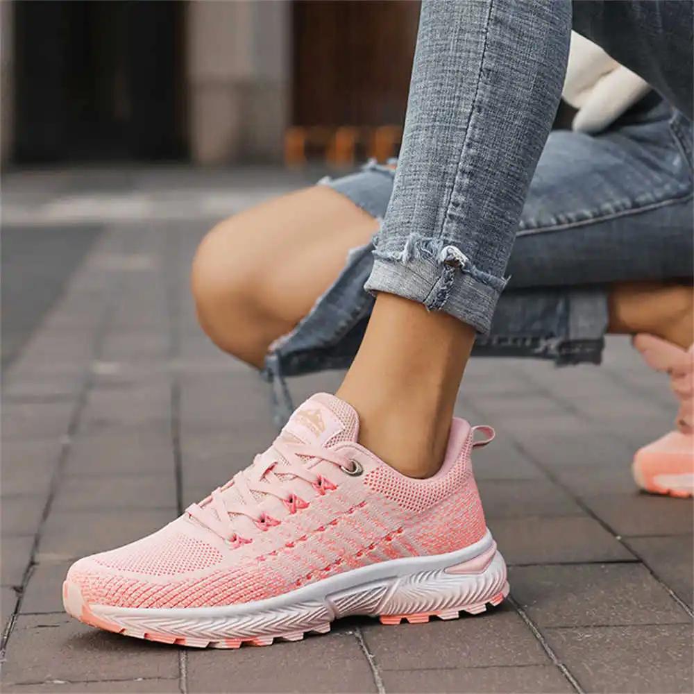 Fashion Non-slip Sole 40-44 Red Boots For Woman Casual Sporty Shoes Woman Funny Sneakers Sport Boti Besket Trending Products Upper