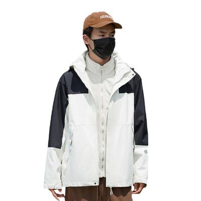 Autumn and Winter Couples Windproof Waterproof Removable Liner Outdoor Jacket Jacket Jacket