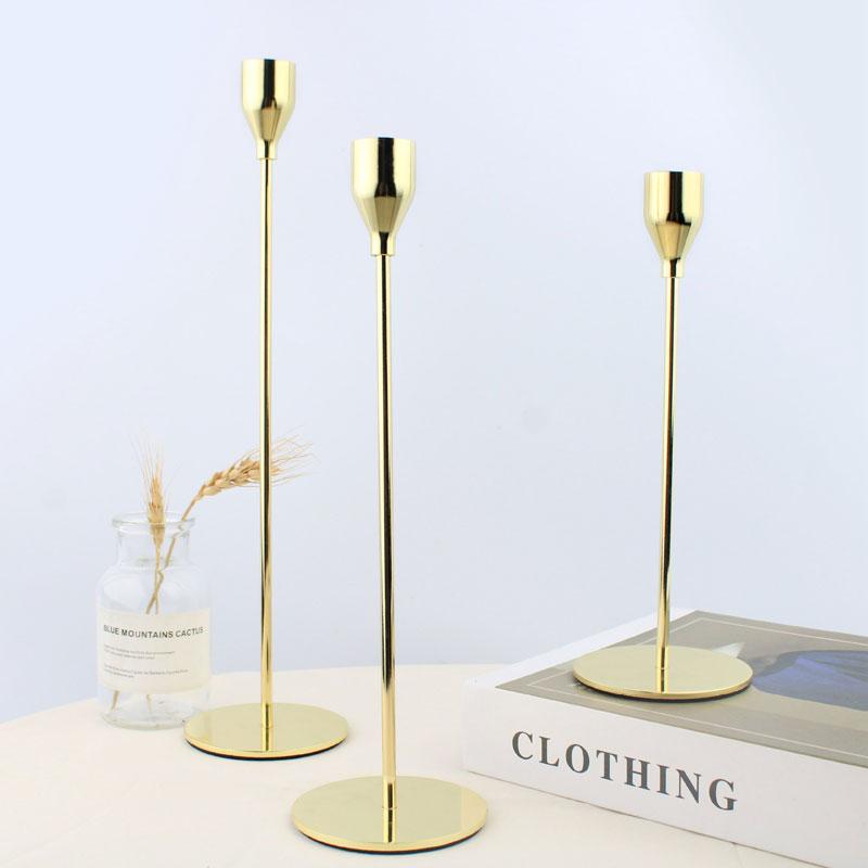 

Vintage Metal Candlestick Stand 5 Arm Candelabra Candle Holders For Home Decor Wedding, Parties, Dining Bars Table Centerpiece