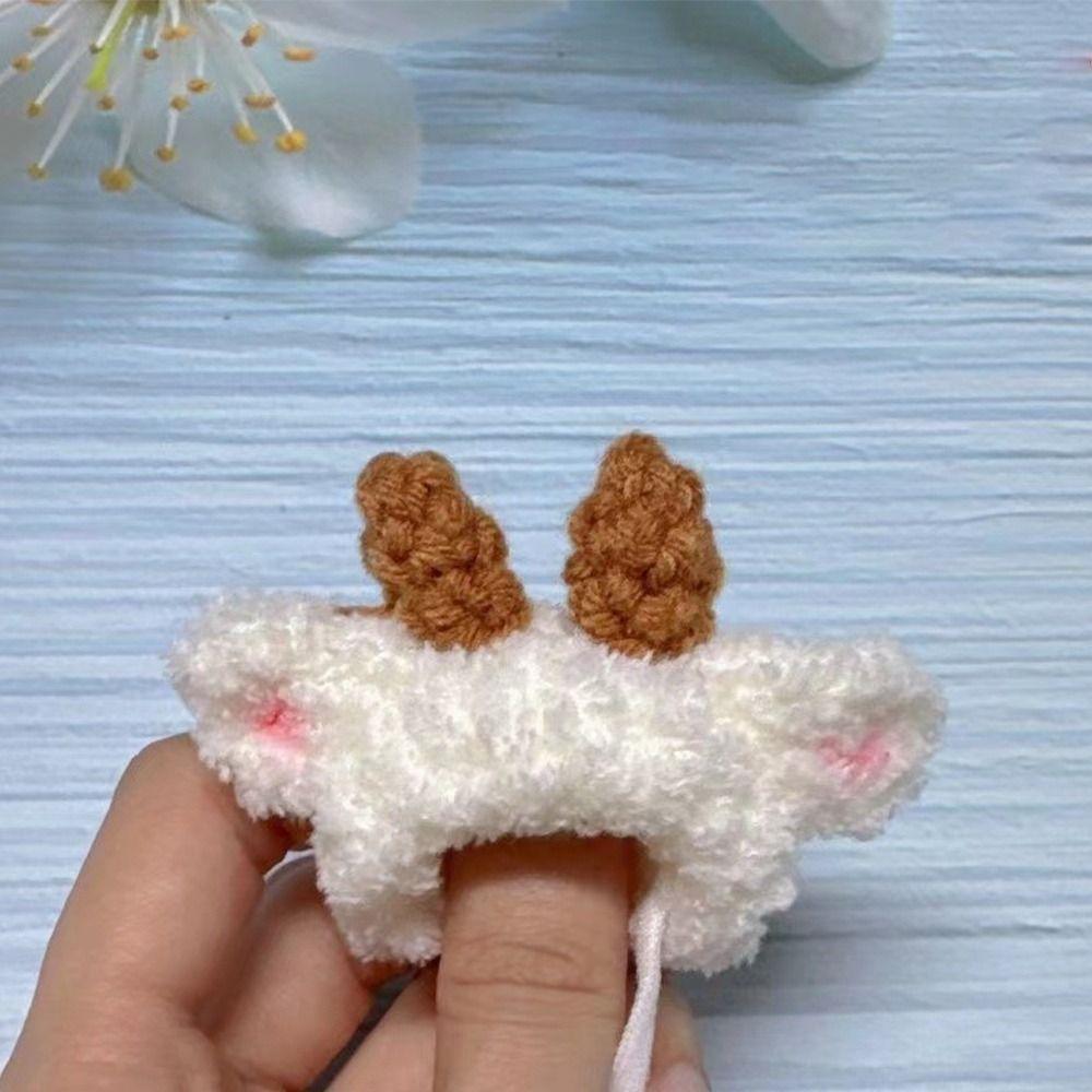 Fashion Woolen Plush Hat Mini Pet Supplies Animal Doll Hat  for Hamster Golden Silk Bear