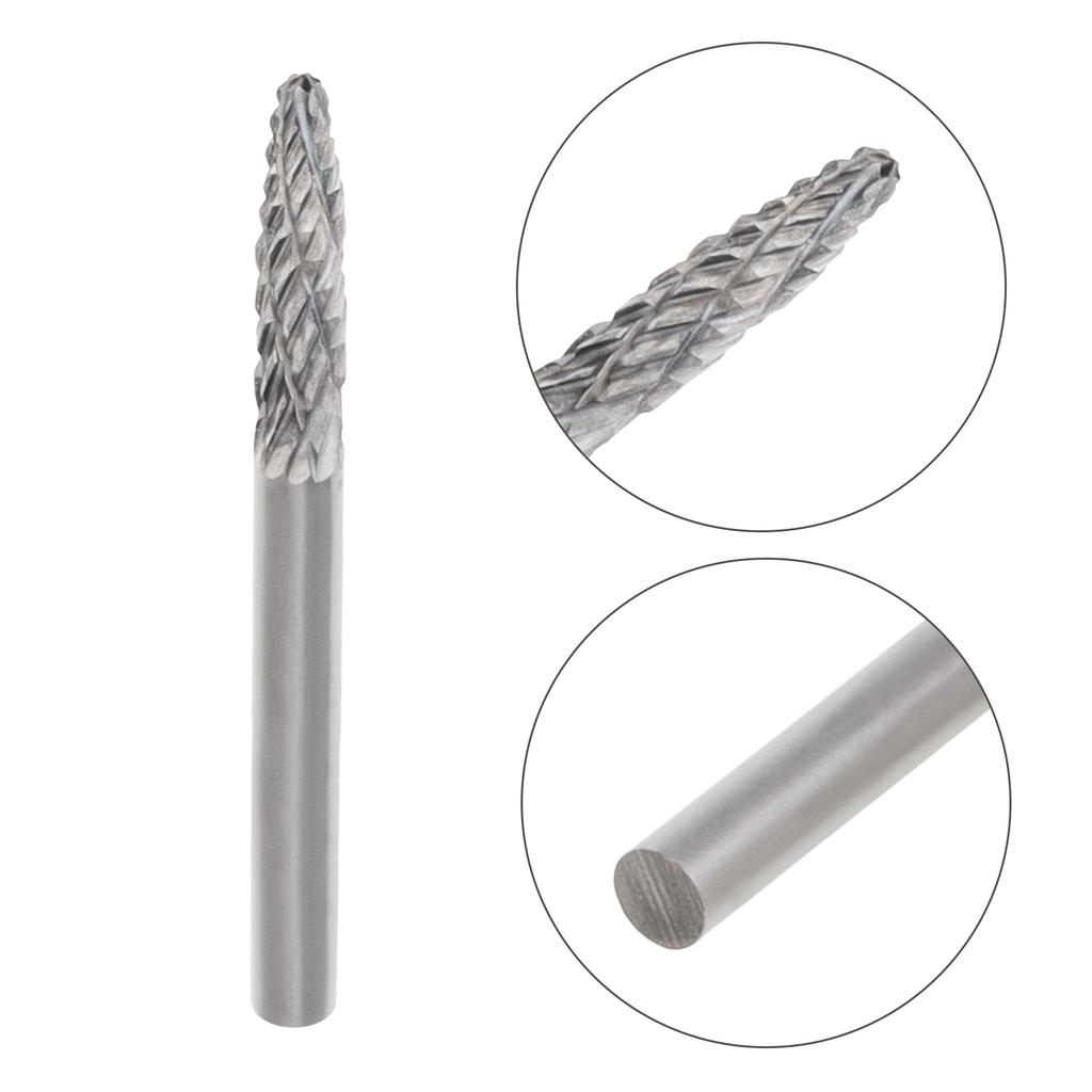 1/8 Zoll Schaft Doppelschnitt Köpfe Fräser für Metall Holz Stein Schleifen Schnitzen Schneiden Polieren Wolframkarbid Rotationsfeile