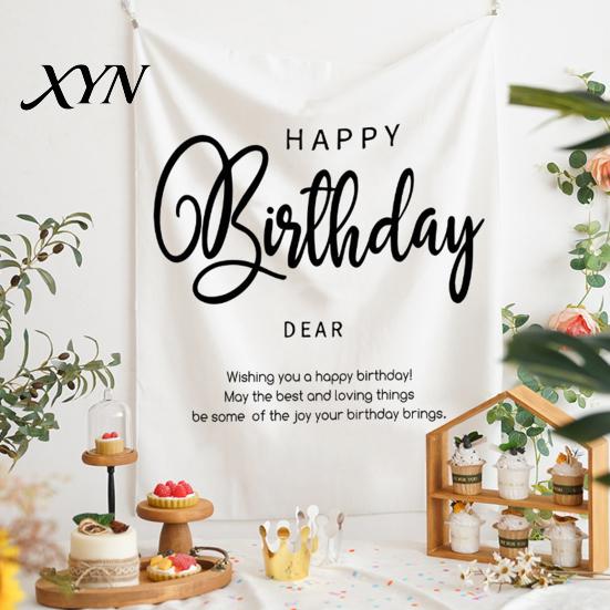 Nature Style Backdrop Baby Birthday Backdrop, Greenery Forest Banner for Boy Girl, Linen-like Polyester Fabric 100 Day Celebration Party Decorations,