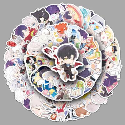 50pcs Q Version Love & Deep Space Otome Game Stickers for DIY Journals, Graffiti, Suitcases