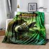 Game World of Warcraft Printed Blanket Kids Warm Flannel Soft and Comfortable Blankets Home travel blanket birthday gift