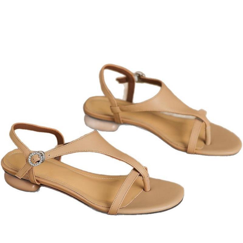 Soft-soled Sandals Summer New Retro One-strap Versatile Shoes