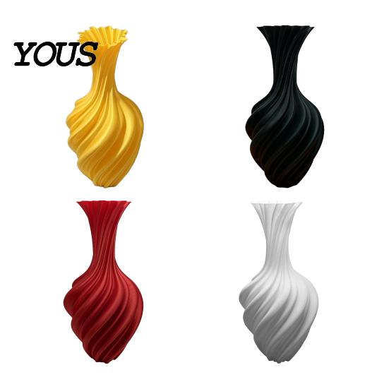 Vaso Decorazione da Tavolo Stampato 3D a Spirale, Fioriera Minimalista Moderna per Fiori Secchi da Arredo Casa, Scaffale Artistico Nordico, Idee Regalo Creative