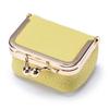 Retro Solid Color Small Wallets Kiss Lock Genuine Leather Coin Purse Mini Storage Bag