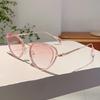 Vintage Cat Eye Decor Sunglasses Women New Stylish Gradient Shades Trendy Luxury Brand Retro Design Fashion Sun Glasses