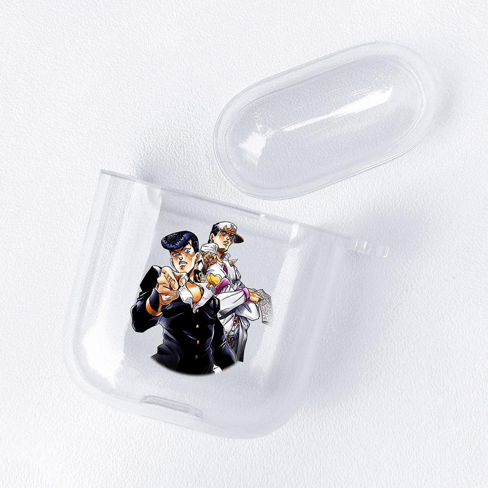 Anime Manga JoJos Bizarre Adventure Soft TPU Case for AirPods 3 2 1 Pro Cute Transparent Airpod Pro Airpod Cases Luxury