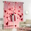2pcs, 2D FLAT PRINTING Curtains (Without Rod) Heartful Gift Popular Print Curtains Versatile Polyester Fabric Curtains Outdoor