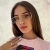 New  Fashion Punk Rectangle Women Sunglasses Retro Luxury Metal Golden Frame Sun Glasses Shades Uv400 Eyeglasses