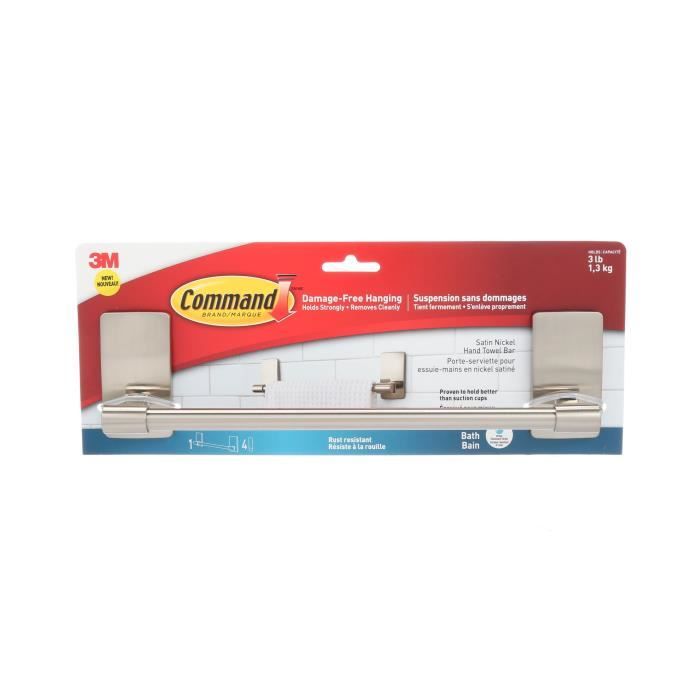 3M Držák na ručníky na ruce nikl