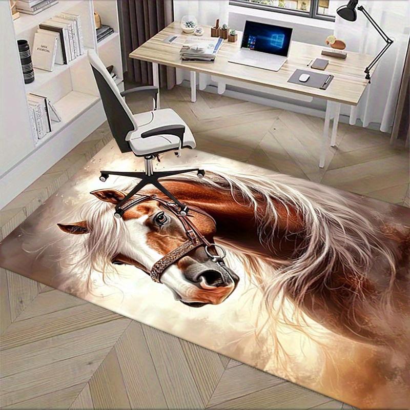 1pc Horse,Mane,Freedom Office Carpet Soft Polyester Entrance Carpet Washable Non Slip Machine Washab