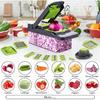 Vegetable Chopper Veggie Chopper,Mandoline Slicer,Multifunctional 12 in 1 Food Choppers, Kitchen Vegetable Slicer Dicer Cutter,Onion Mincer,Cheese
