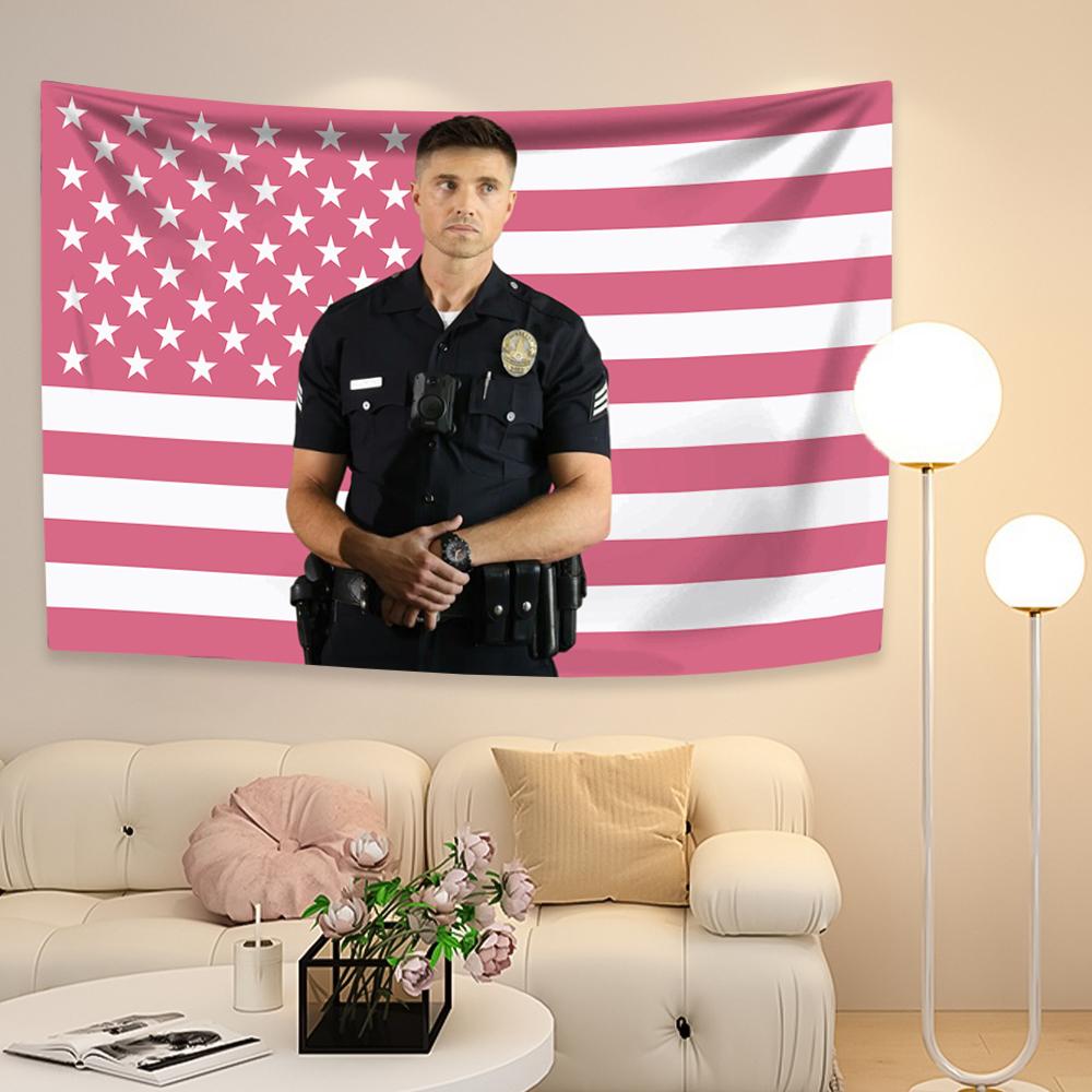 

Bradford Rookie Tim Tapestry Banner Digital Prints Flag Wall Hanging Room Decor, College Dorm Porch Outside Decorations 60x40in