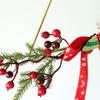Hong Yu Handmade Wrought Iron Christmas Door Hanging Decoration