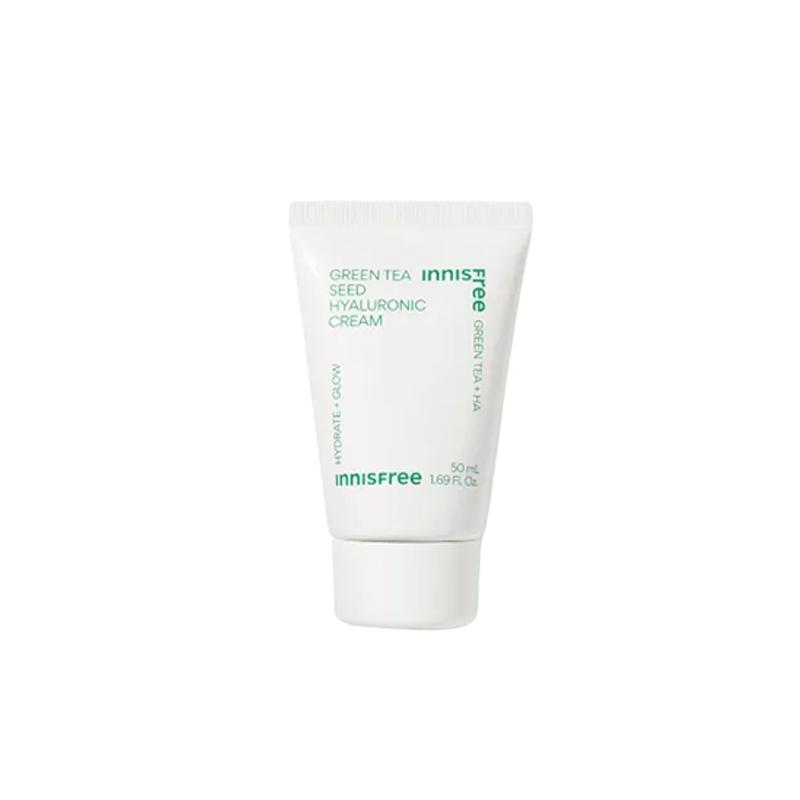 Innisfree Moisturizing Cream Soothing and Stabilizing Green Tea Hyaluronic Acid Moisturizer-50ml Bottle