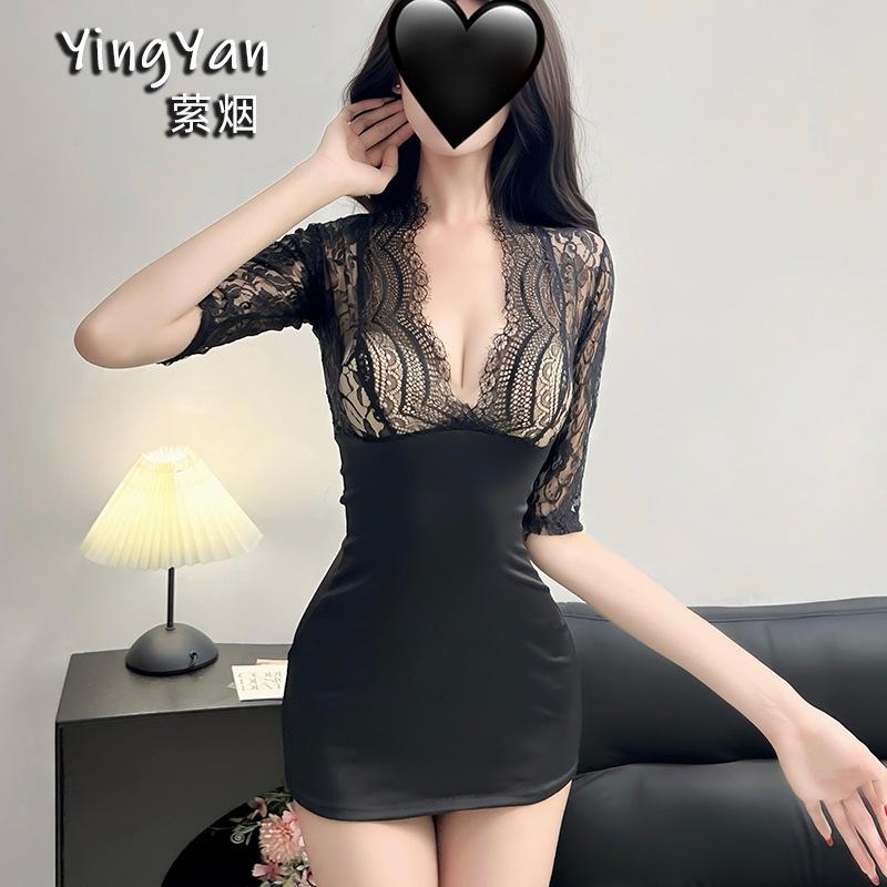 Sexy Underwear, Sexy Lace, Purple Nightclub Hip Skirt, Gather Secretary OL Suit, No Temptation, Battle Robe