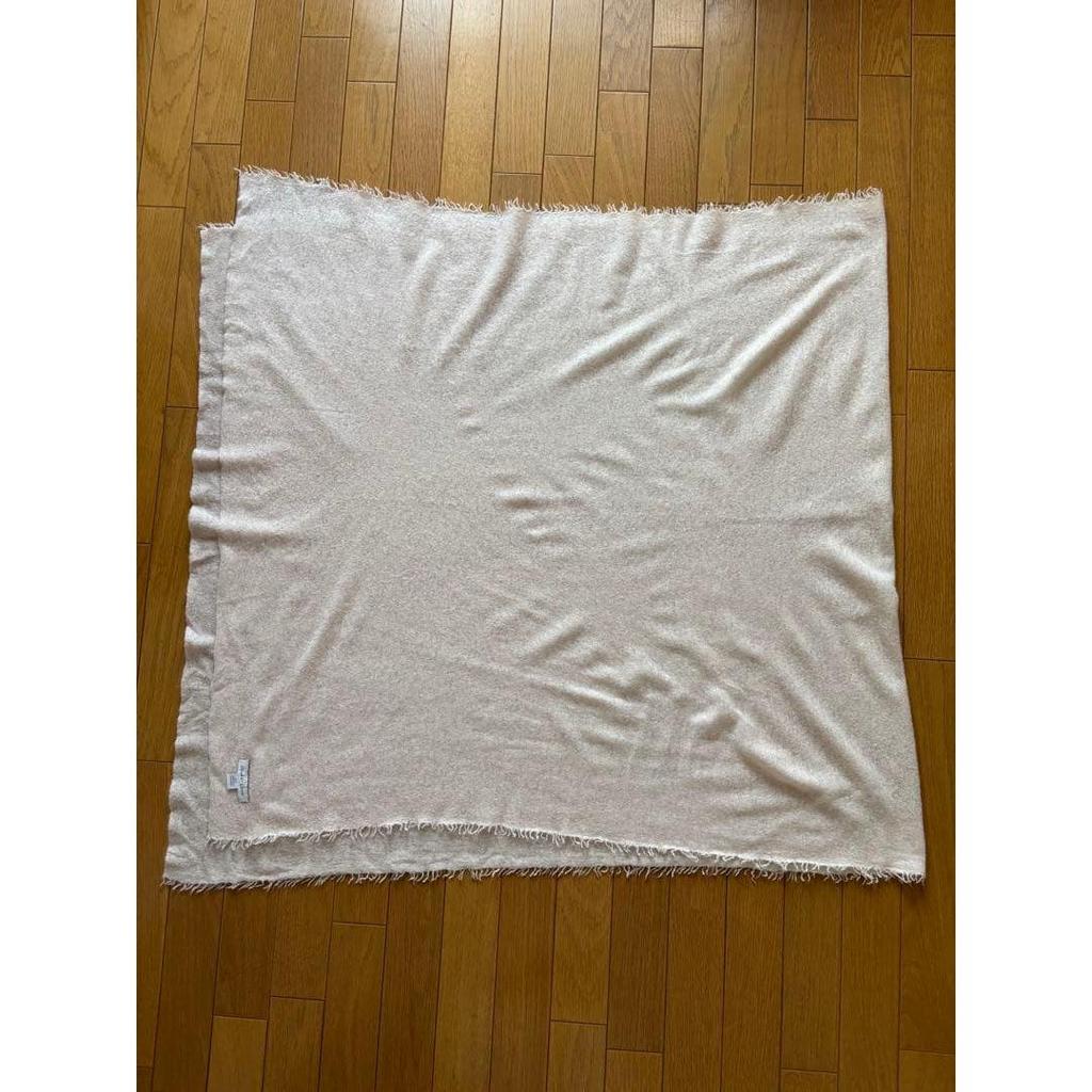 Used Douce Gloire Baby Pink Large Cashmere Stole New Like New Beautiful Condition