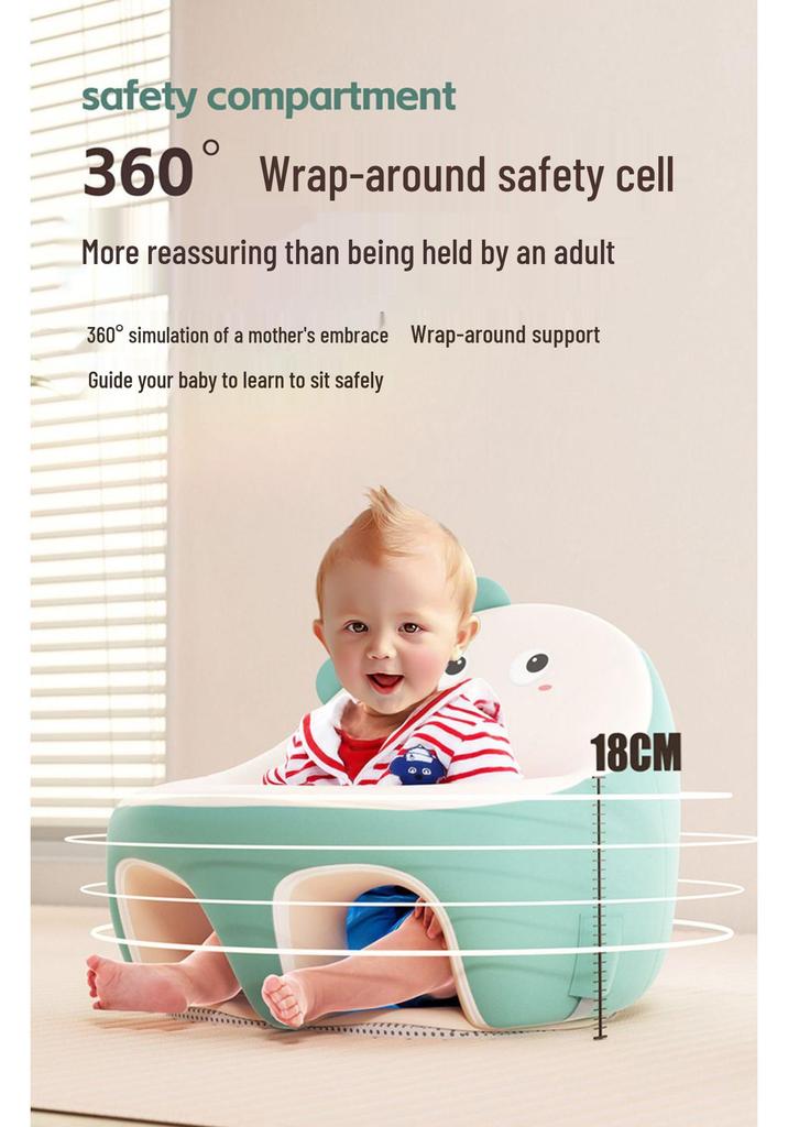 Wash-Free Non-Slip Baby Learning Seat: Safe, Spine-Friendly Sofa for Infants and Toddlers