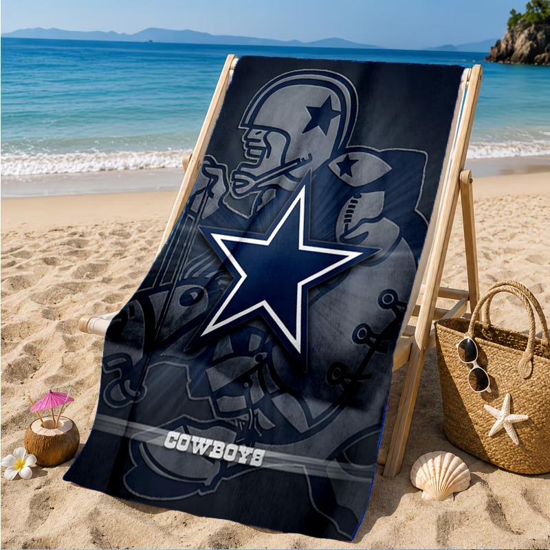 American Flag Cowboys Beach Towel, Quick-drying, Easy to Care for, Suitable for Both Fitness and Beach Vacations,Sports Essential