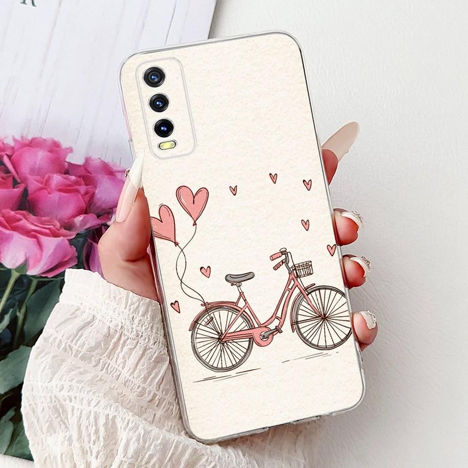 For Vivo Y20i V2027 Case For Vivo Y20 V2029 Y20s Cute Tiger Cartoon Back Cover Soft Silicone Funda For Vivo Y11s Y12s Y12a Cases