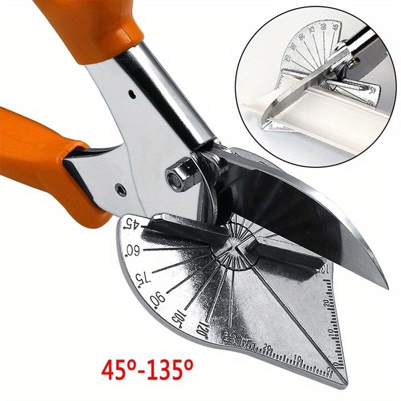 1pcs 45-135 degree PVC plastic multi angle scissors for wire duct hardware, manual wire duct scissors, multi-purpose