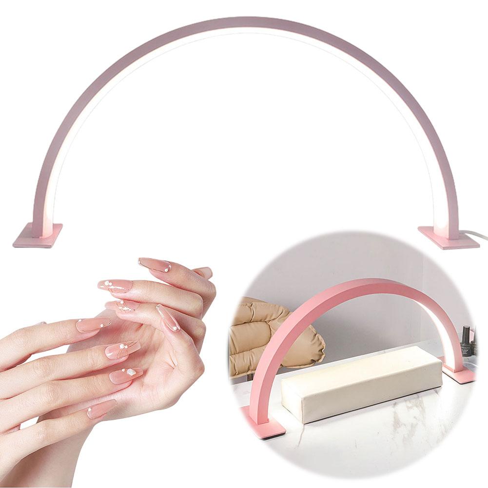 

Светодиодная лампа-полумесяц для наращивания ресниц, полуперманентный кольцевой свет, настольная лампа-струбцина для салона красоты, тату, маникюра