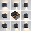 Waterproof IP65 Wall Light BDA-01 Aluminum Split Type Black Frame 12W Warm Light/Outdoor Gate Lights/Led Wall Lamp