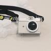 Smiling Face Camera Keychain With LED Light And Sound Effect Detail Creative Hanging Pendant For Parties Gifts
