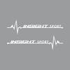 Car Styling Body Side Windows Decal Logo Sticker Decor Accessories For Honda Mugen Power Civic Accord Odyssey Jazz CRV Spirior RF6