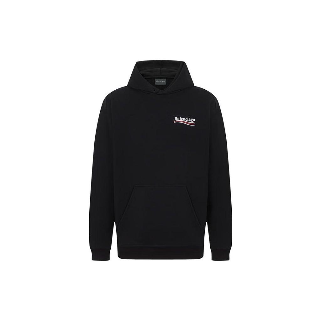 Balenciaga Political Campaign Logo Popover Hoodie 600583TKVI91070