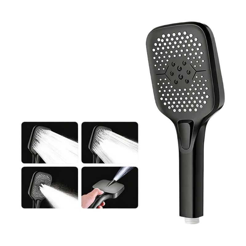 Powerful High Pressure Shower Head Water Saving Hnadheld Showerhead With Multiple Sprays Modes Easy Installation