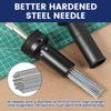 SDS Plus Electric Hammer Deburring Tool Needle Deslagger with Detachable Handle – Efficient Rust Removal and Edge Finishing Tool