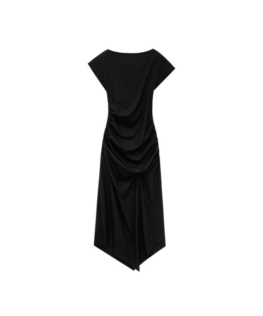 Meuameu Rayon Drape Dress