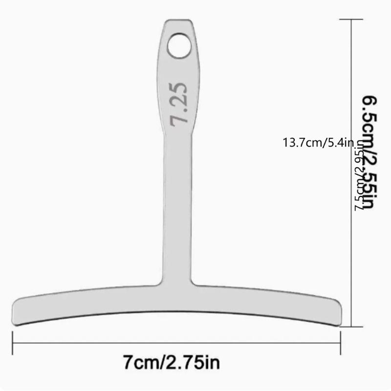 9Pcs Guitar Gauge Under String Gauge String Gauges Luthier Tools for Guitar Fretboard Gauge Measure Accessories