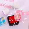 Cartoon Animal Rolling Stamp with Ink Pad Cute Self-Inking Roller for Kids Students Fun Classroom Prize Kindergarten DIY Craft Supply