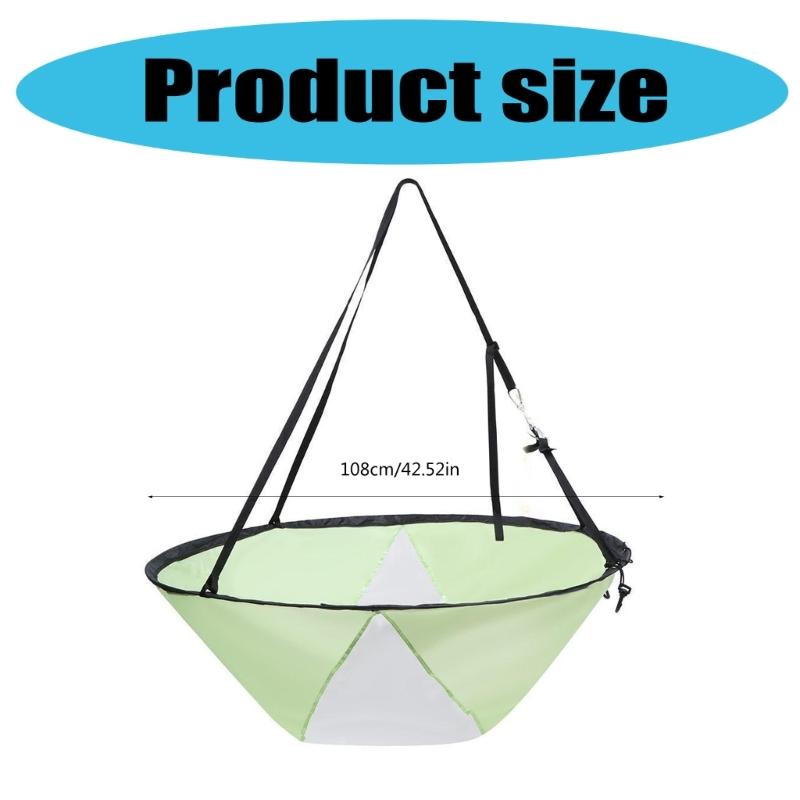 Clear Window Downwind Kayak Sail Portable Kayak Sail With Clear Window  Windsurfing Sail for Canoes, Inflatable Boats