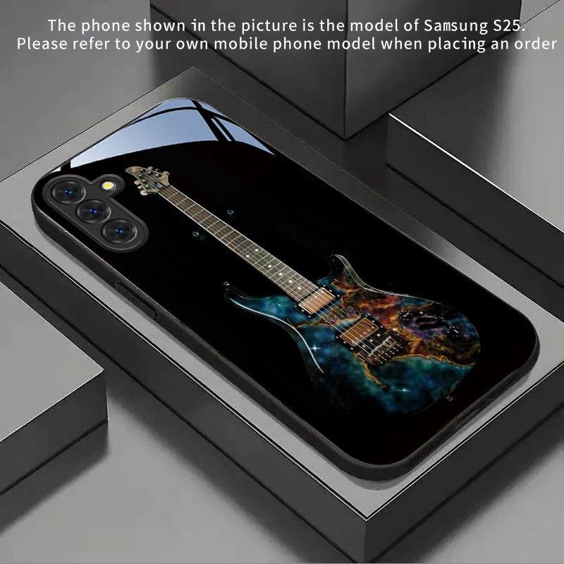 

Starlight Electric Guitar Pattern Phone Case For Samsung Galaxy s26 S25 S24 S23 Ultra S22 S21 S20 FE 5G Cover, Music Instrument For Galaxy S26