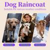 Small Rain Jacket Dog Clothes Coat with Hood Suitable 5 to 7lbs - Small Dog Sweatshirt Waterproof Windbreak Puppy Raincoat