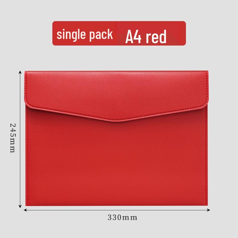 A4 Leather Business Conference Folder with Custom Logo