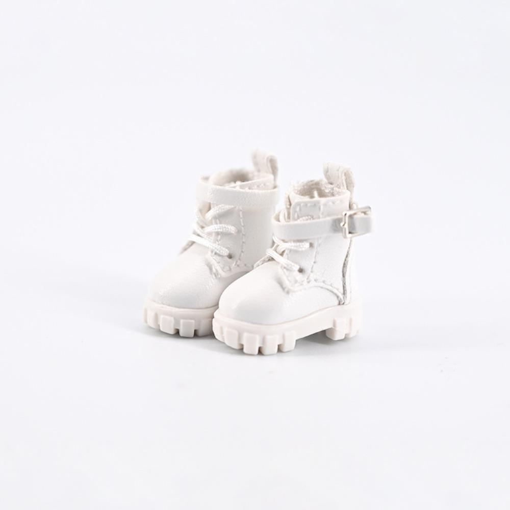 Dress Up Ob11 Shoes Pretend Play Obitsu 11 Doll Shoes DIY Toy Doll Leather Boots  1/12 Bjd