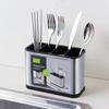 Stainless Steel Cutlery Holder Household Tableware Drainboard Spoon Storage Kitchen Organizer Drainer Dish Drying Rack Wok ring